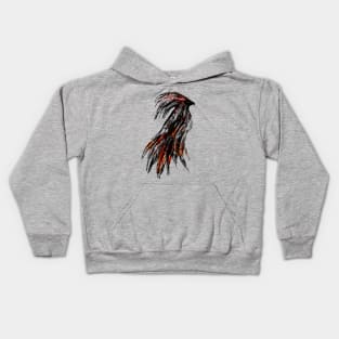 Phoenix and Ashes - Burning Feathers Kids Hoodie